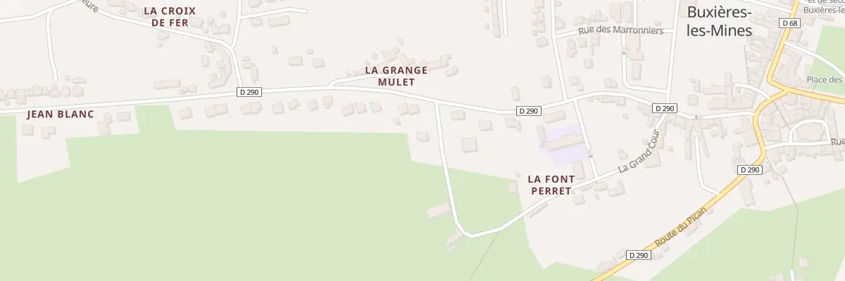 Plan du 8B Rue du Huit Mai 1945 à Buxières-les-Mines