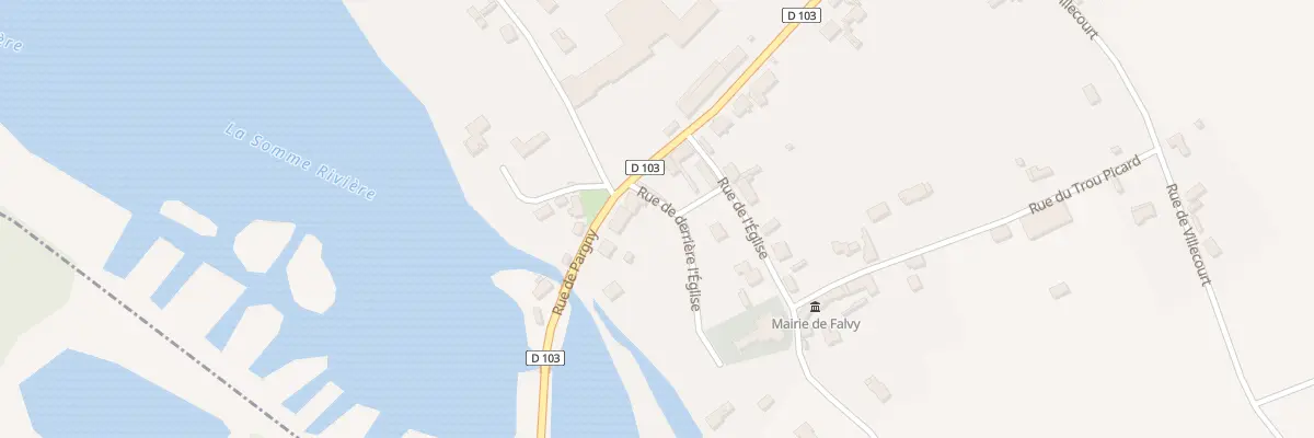 Plan du 1 Rue de Pargny à Falvy