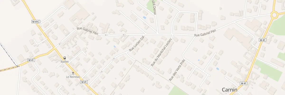 Plan du 20 Rue Lucien Dal à Carnin