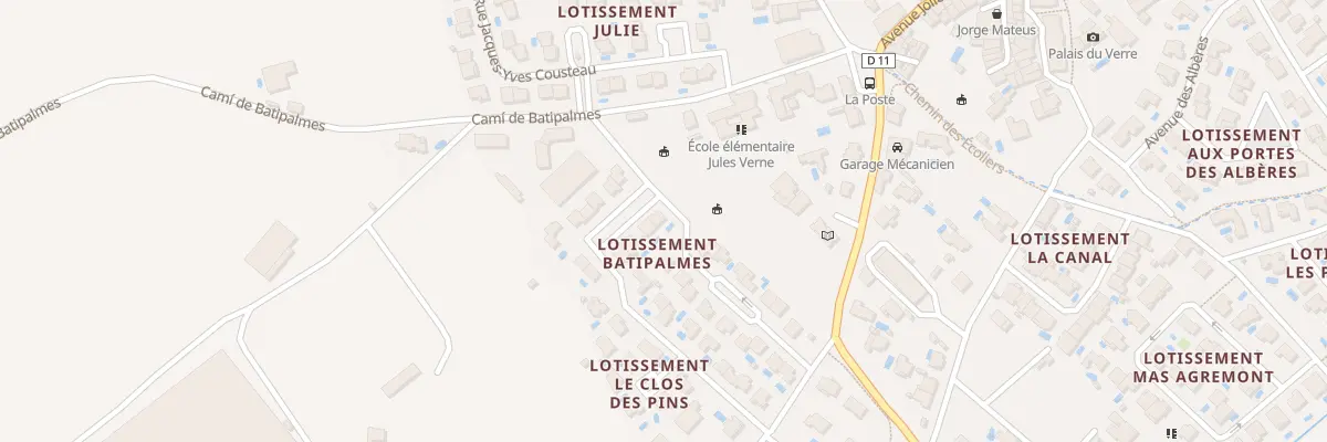Plan du 19 Rue Haroun Tazieff à Palau-del-Vidre