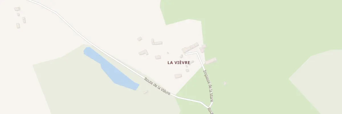 Plan de La Vievre à Annay