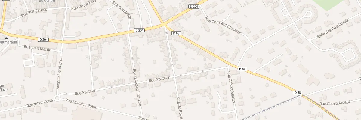 Plan du 17 Rue du Point du Jour à Montmarault