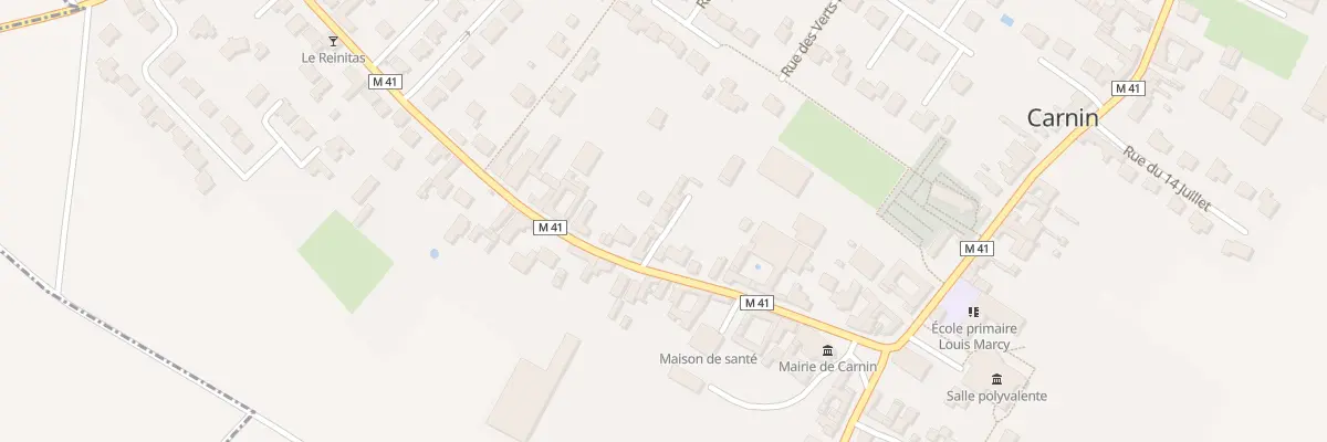 Plan du 2 Imp Louis Duthilleul à Carnin