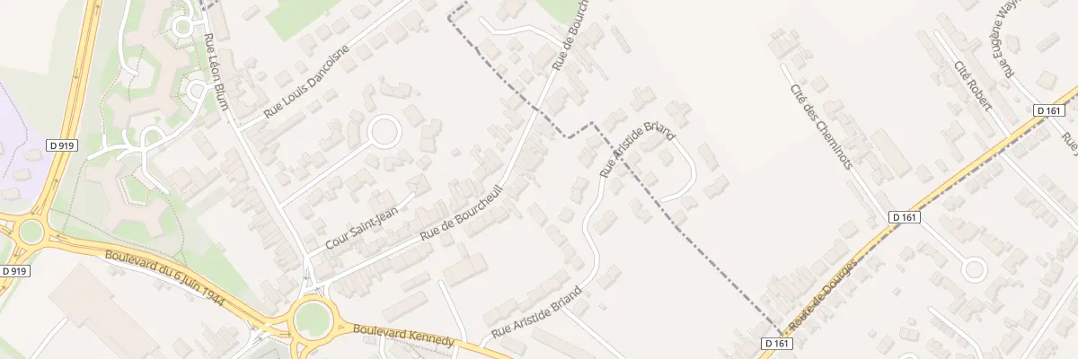 Plan du 208 Rue de Bourcheuil à Hénin-Beaumont