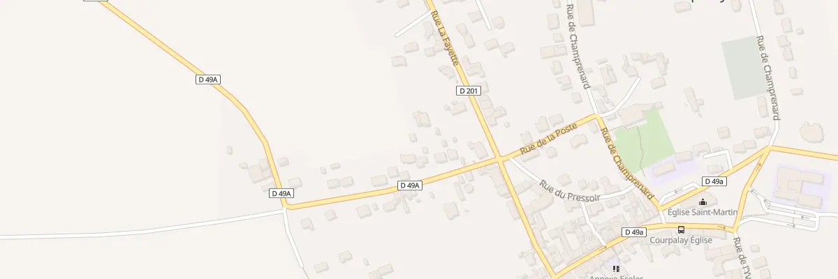 Plan du 2Q Rue du Château d’Eau à Courpalay
