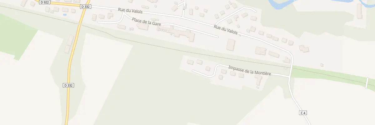 Plan du 6 Imp de la Montiere à Betz