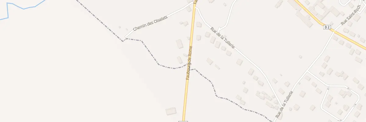 Plan du 14 Fg de Rome à Rozay-en-Brie
