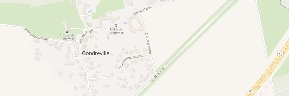 Plan du 5 Rue de la Poste à Gondreville