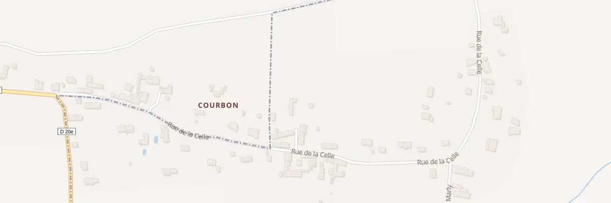Plan du 30 Rue de la Celle à La Celle-sur-Morin