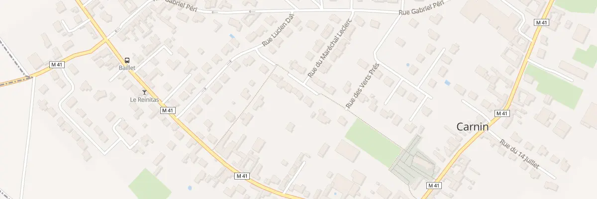 Plan du 13 Rue Gérard Durot à Carnin
