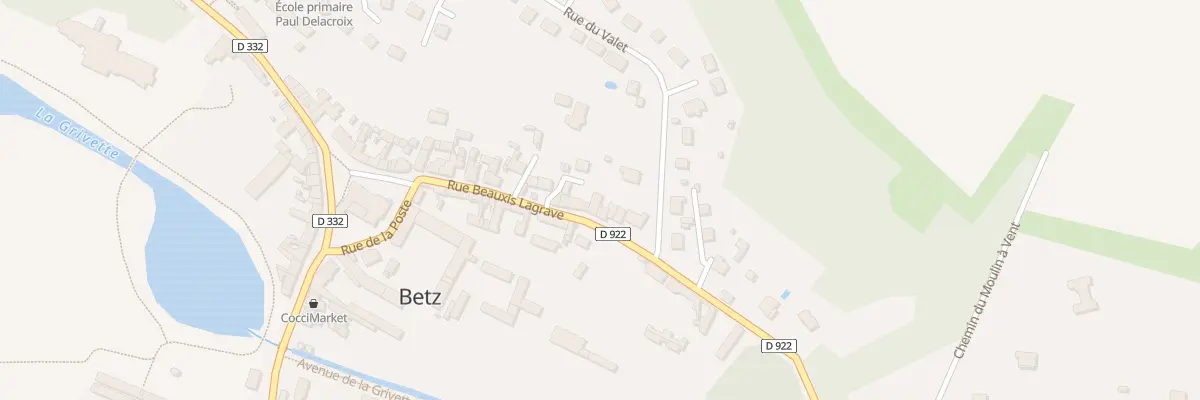 Plan du 21 Rue Beauxis Lagrave à Betz