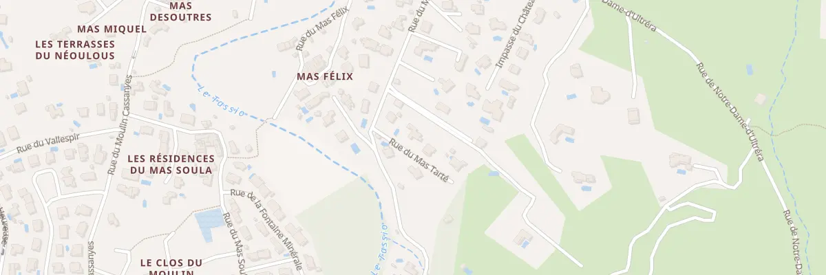 Plan du 51 Rue du Mas Tarte à Sorède