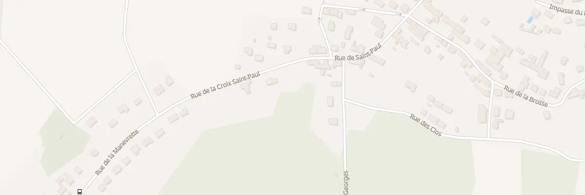 Plan du 20B Rue de la Croix Saint-paul à Guérard