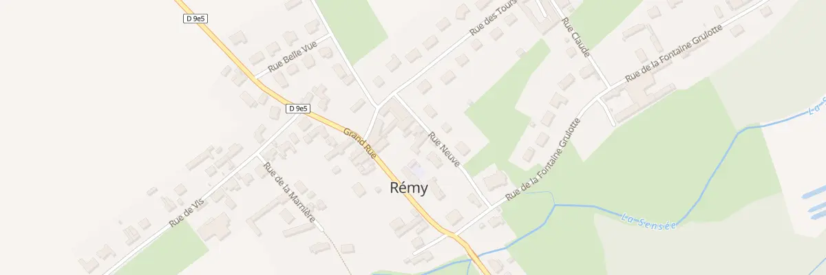Plan du 1 Rue Neuve à Rémy