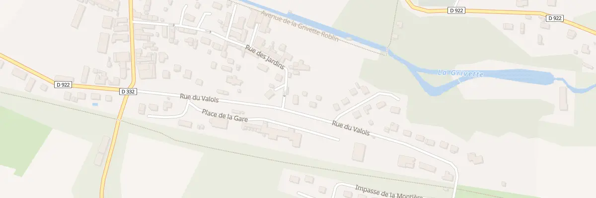Plan du 45 Rue des Jardins à Betz