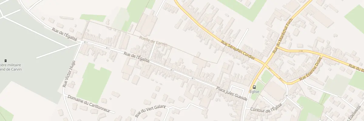 Plan du 36 Rue de l’Egalité à Carvin
