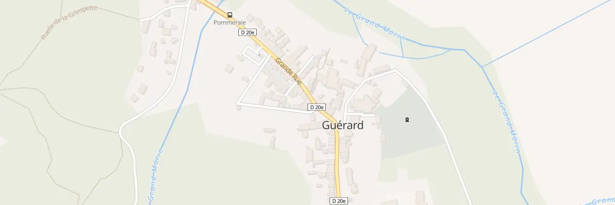 Plan du 24 Grande Rue à Guérard