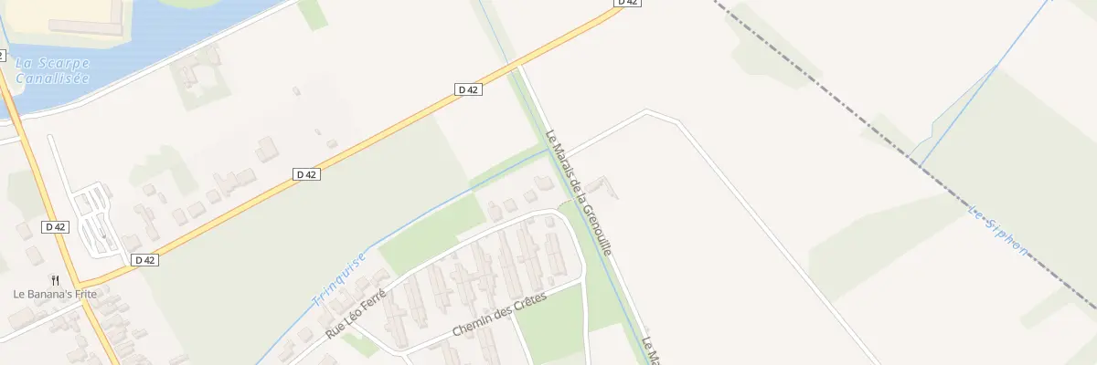 Plan du 36 Rue Léo Ferré à Biache-Saint-Vaast