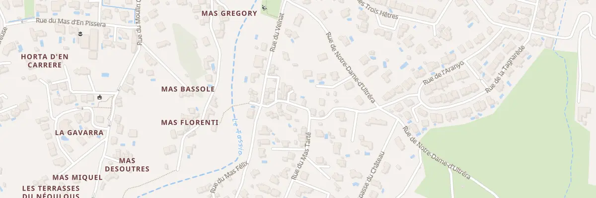 Plan du 11 Rue du Mas Tarte à Sorède