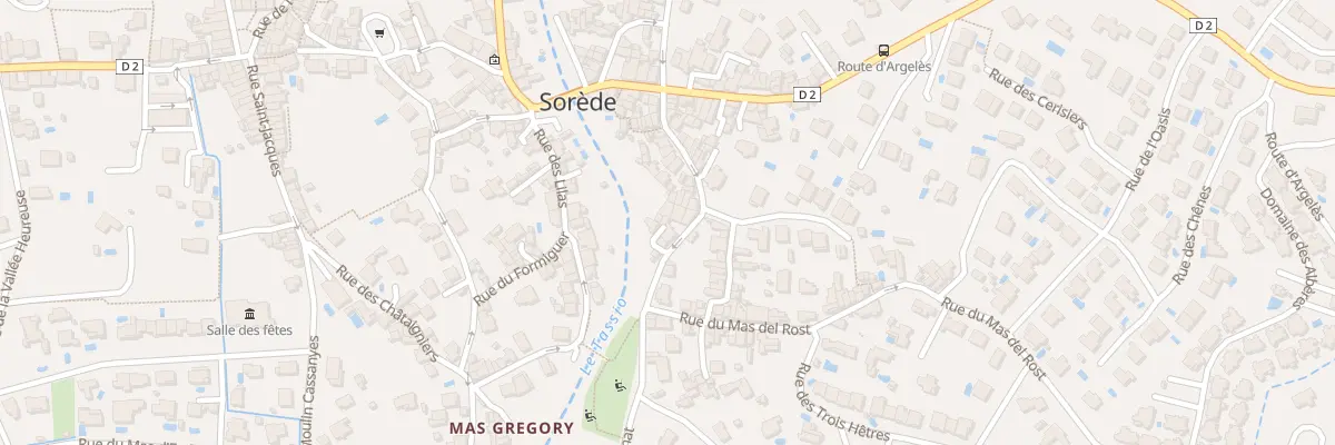 Plan du 1117 Le Village à Sorède