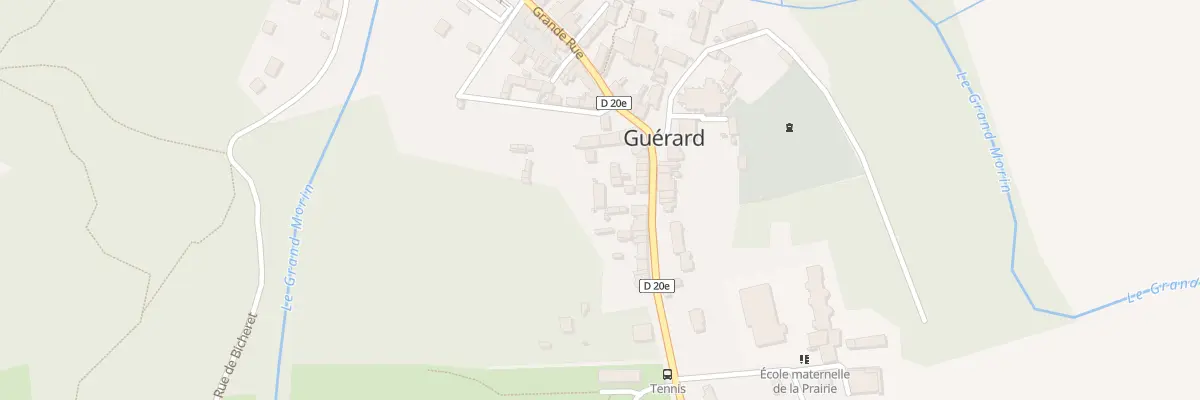 Plan du 42 Grande Rue à Guérard
