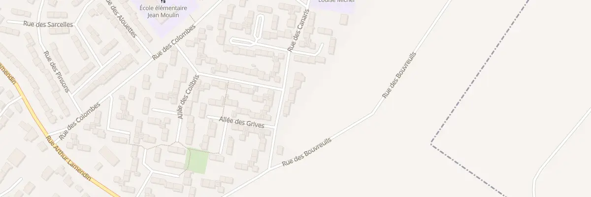Plan du 6 Rue des Canaris à Courrières