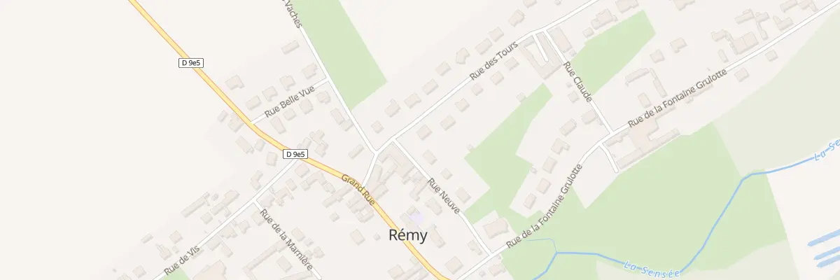 Plan du 4 Rue des Tours à Rémy