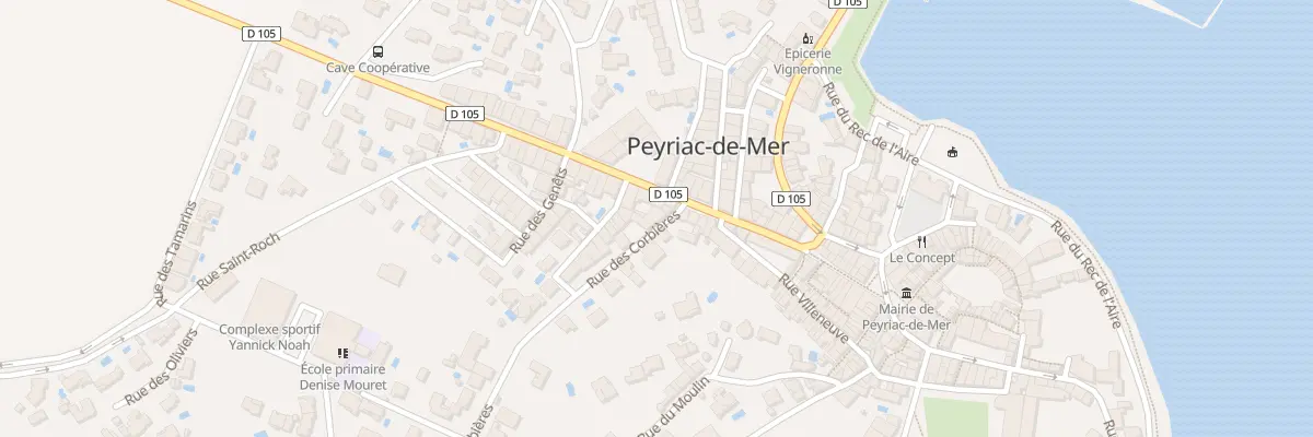 Plan du 6 Rue des Corbières à Peyriac-de-Mer