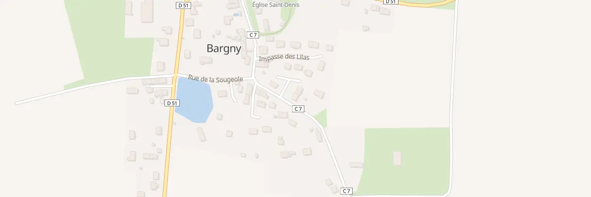 Plan du 5 Imp des Coquelicots à Bargny