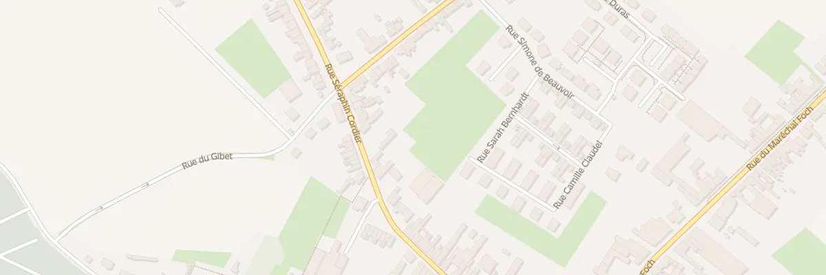 Plan du 94 Rue Seraphin Cordier à Carvin