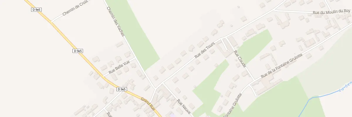 Plan du 1D Rue des Tours à Rémy