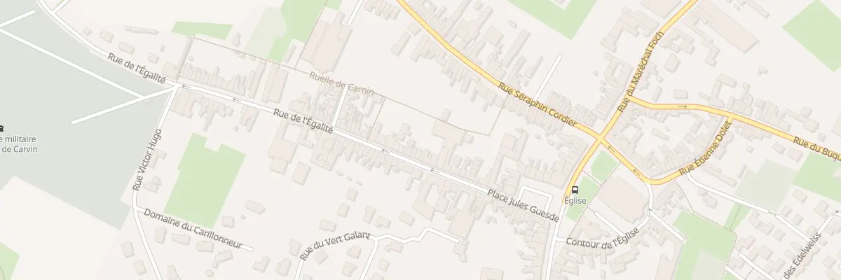 Plan du 28 Rue de l’Egalité à Carvin