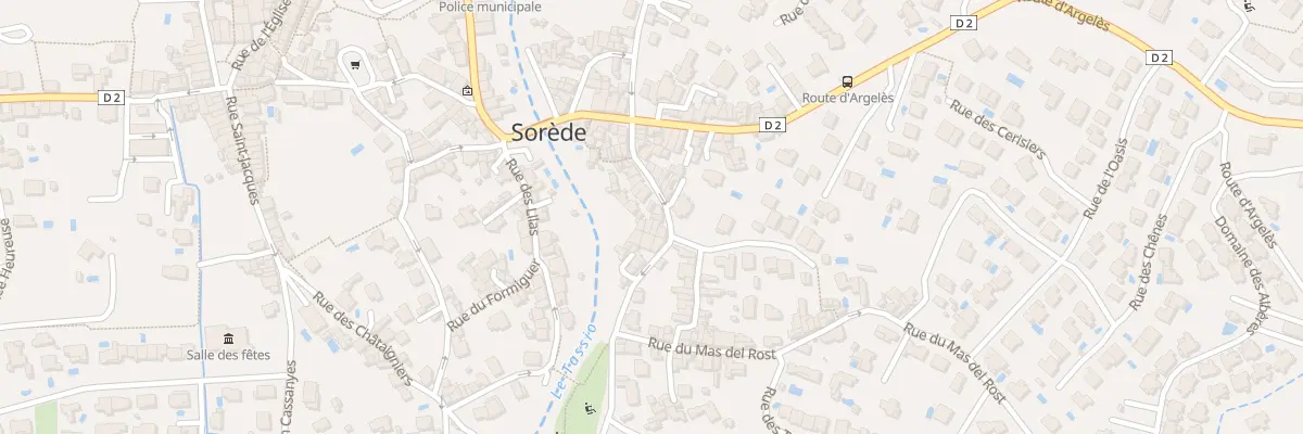 Plan du 14 Rue du Campet à Sorède