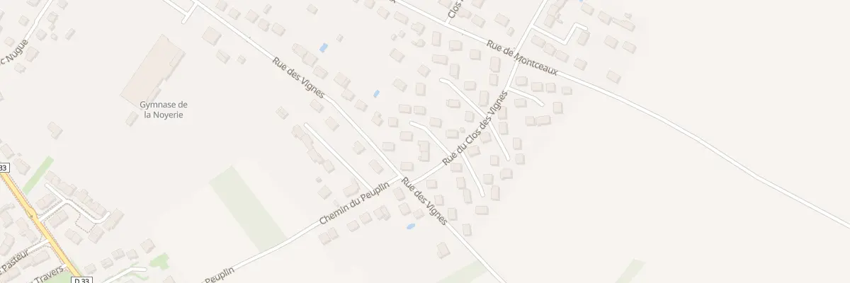 Plan du 33 Rue du Clos des Vignes à Trilport