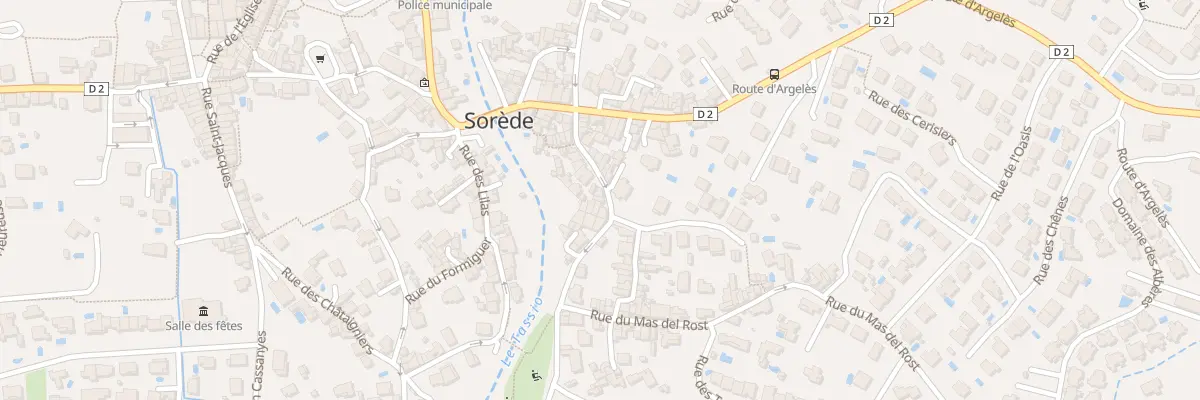 Plan du 18 Rue du Campet à Sorède