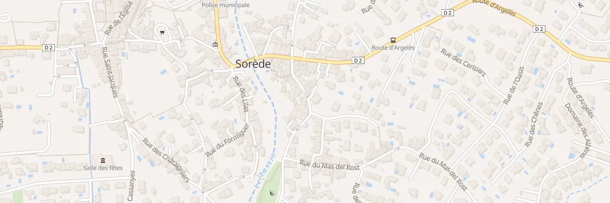 Plan du 16 Rue du Campet à Sorède