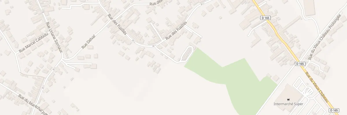 Plan du 5007F Rue des Fusillés à Carvin