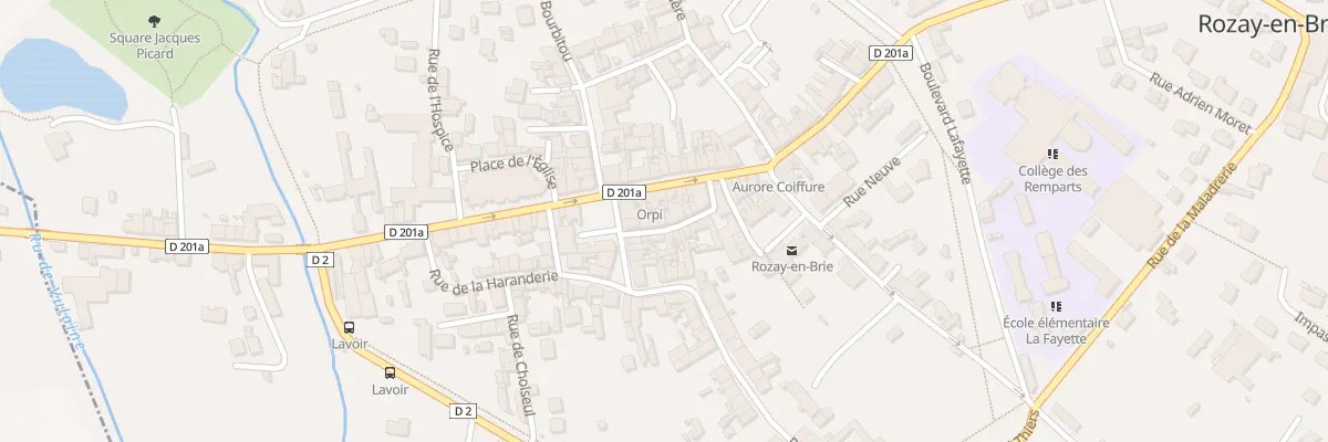 Plan du 1 Rue aux Fromages à Rozay-en-Brie