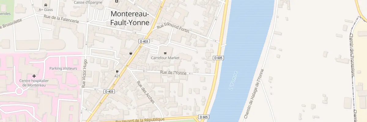 Plan du 23 Rue de l’Yonne à Montereau-Fault-Yonne