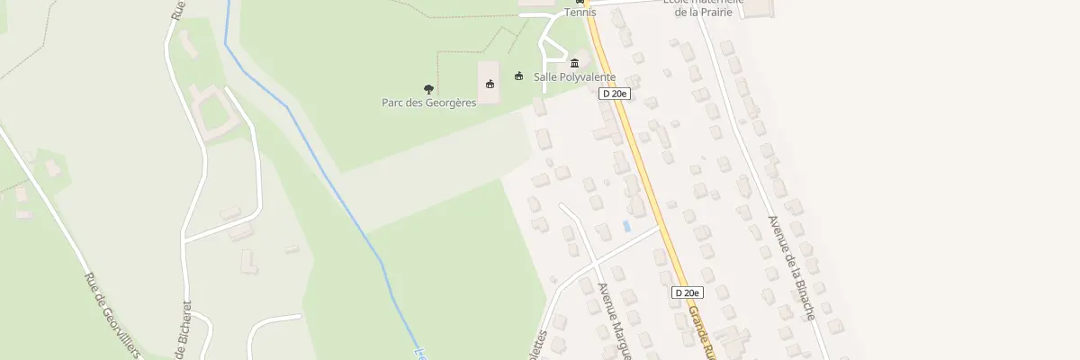 Plan du 9 Rue des Pervenches à Guérard