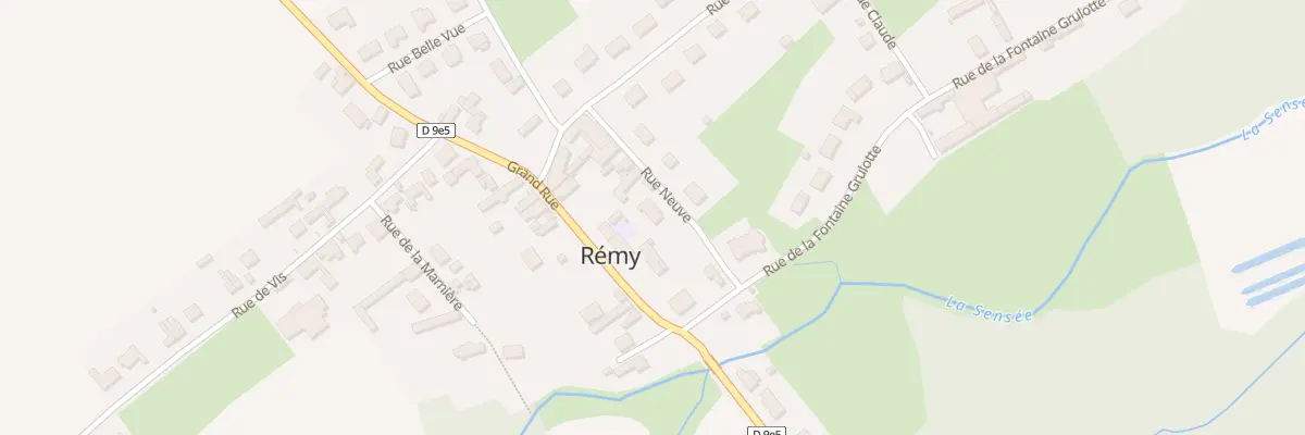 Plan du 5 Rue Neuve à Rémy