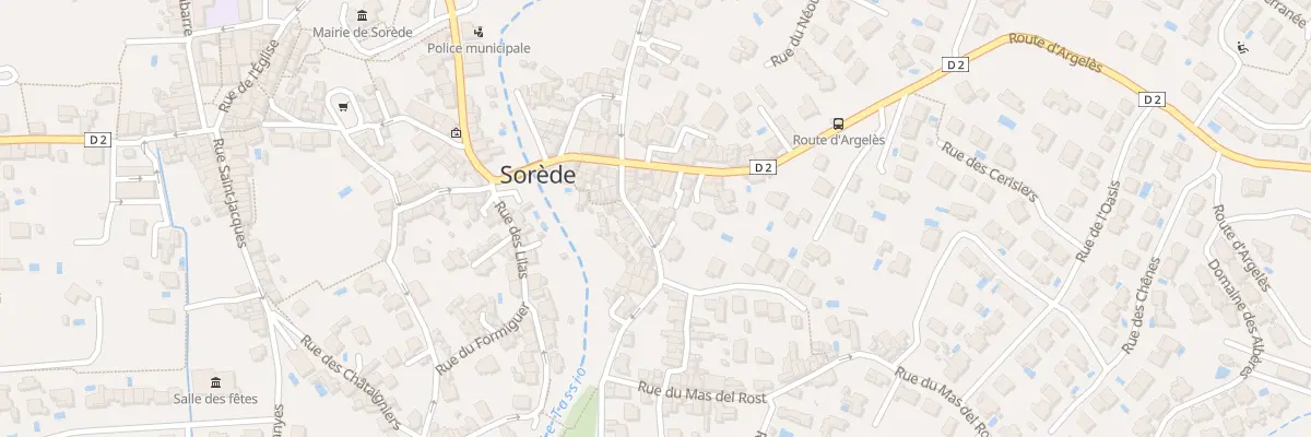 Plan du 13 Rue du Campet à Sorède