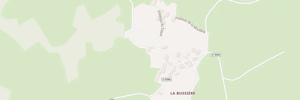 Plan du 5126A La Bussiere à Pouzol
