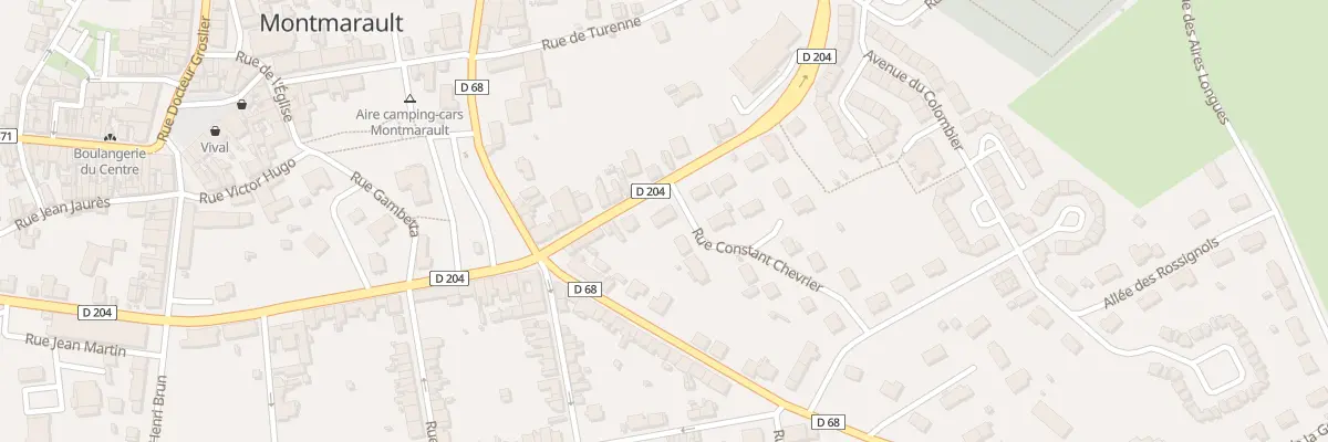 Plan du 2 Rue Constant Chevrier à Montmarault