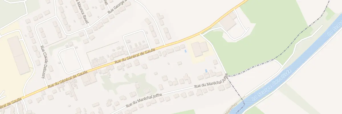 Plan du 79A Rue du Gen de Gaulle à Biache-Saint-Vaast