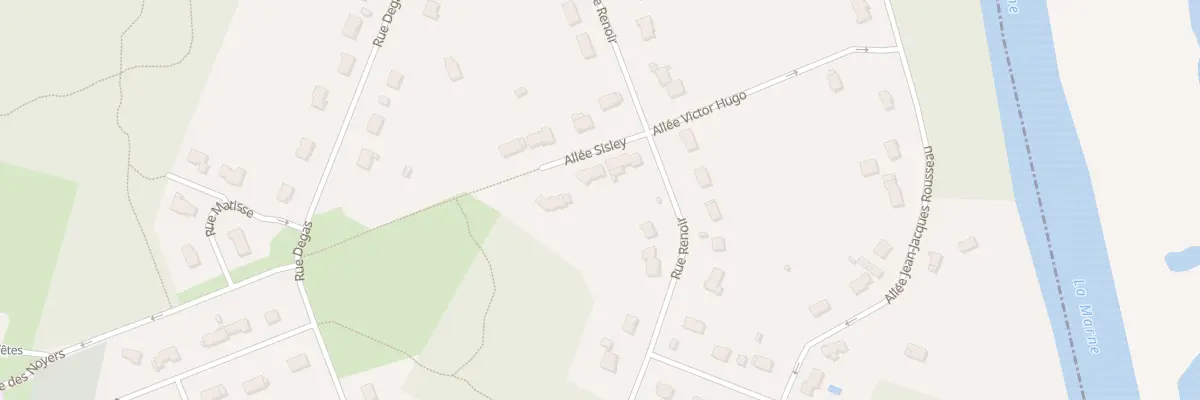 Plan du 2 All Sisley à Germigny-l’Évêque
