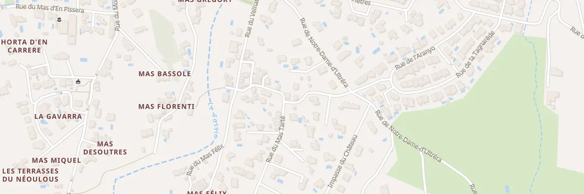 Plan du 15 Rue du Mas Tarte à Sorède
