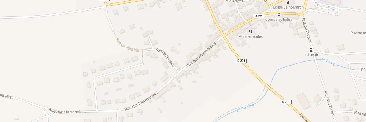 Plan du 18 Rue des Marronniers à Courpalay
