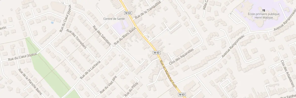 Plan du 147 Rue du Maréchal Foch à Santes