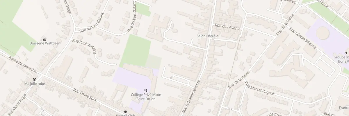 Plan du 29 Rue Salvador Allendé à Carvin
